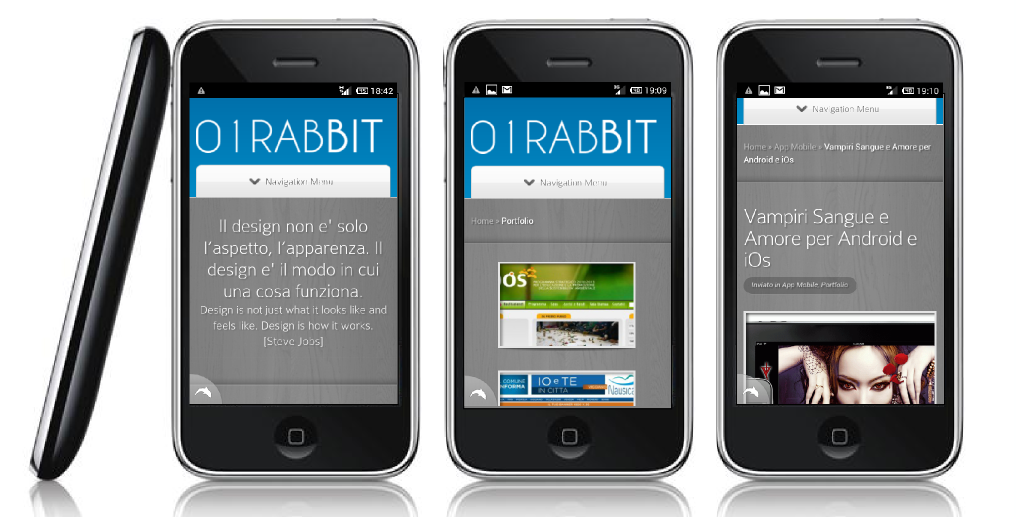 il sito 01Rabbit diventa Mobile