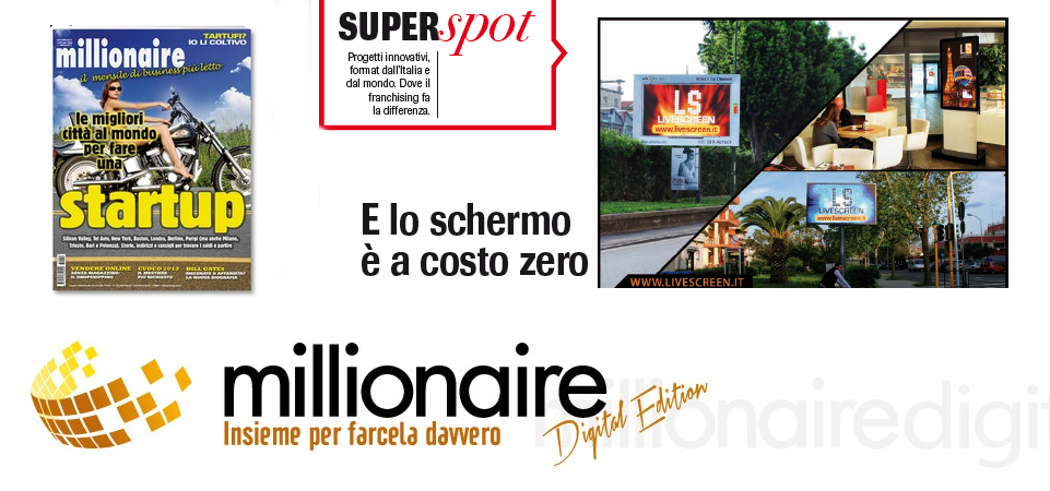 SpotLiveScreen su Millionaire