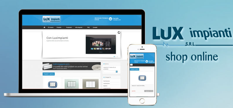 Lux Impianti srl e-commerce