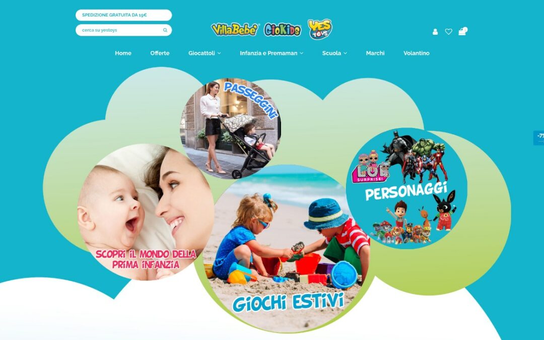 villabebegiokids ecommerce B2C